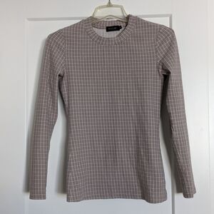 Roolee Checkered Knit Top